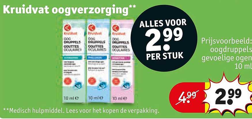 Kruidvat oogverzorging**