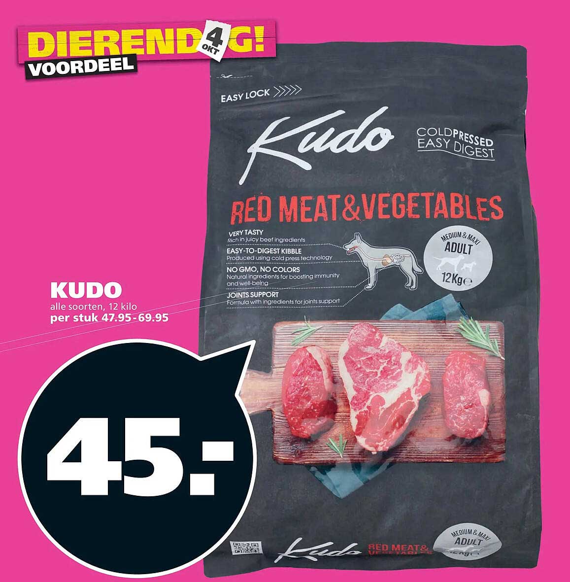 KUDO alle soorten, 12 kilo