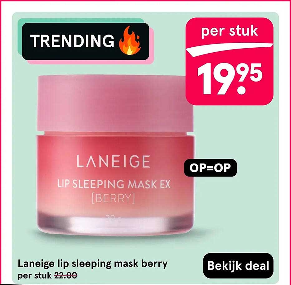 Laneige lip sleeping mask berry