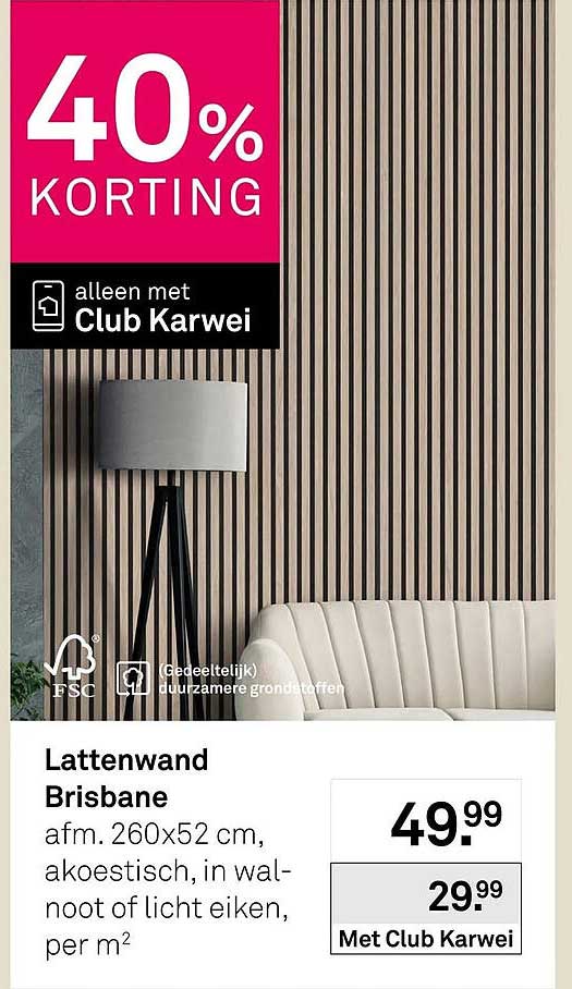 Lattenwand Brisbane