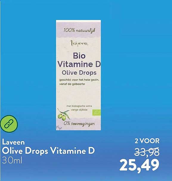 Laveen Olive Drops Vitamine D 30ml