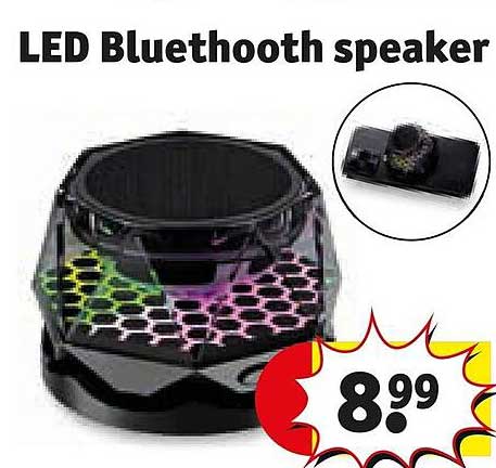 LED Bluetooth speaker