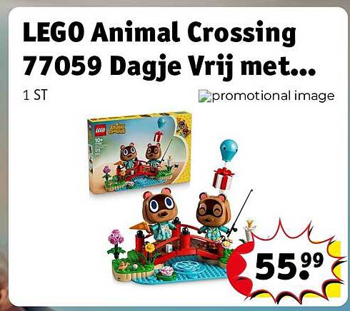 LEGO Animal Crossing 77059 Dagje Vrij met...