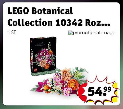 LEGO Botanical Collection 10342 Roz...