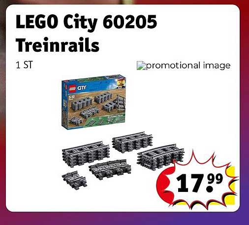 LEGO City 60205 Treinrails 1 ST