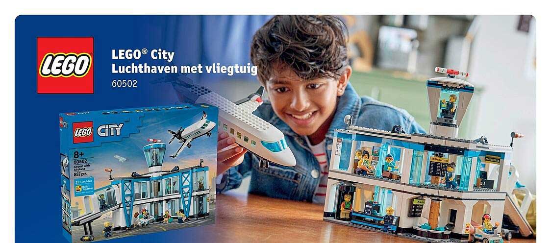 LEGO® City Luchthaven met vliegtuig