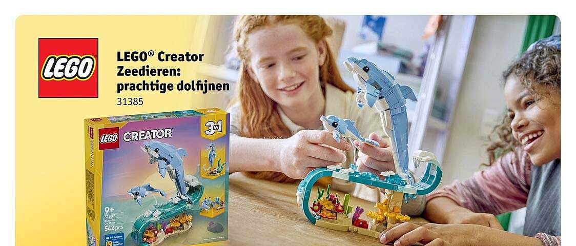 LEGO® Creator Zeedieren: prachtige dolfijnen 31385