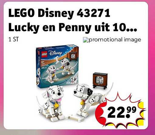 LEGO Disney 43271 Lucky en Penny uit 10...