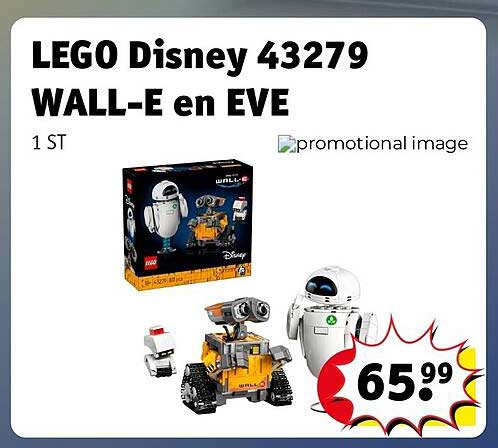 LEGO Disney 43279 WALL-E en EVE