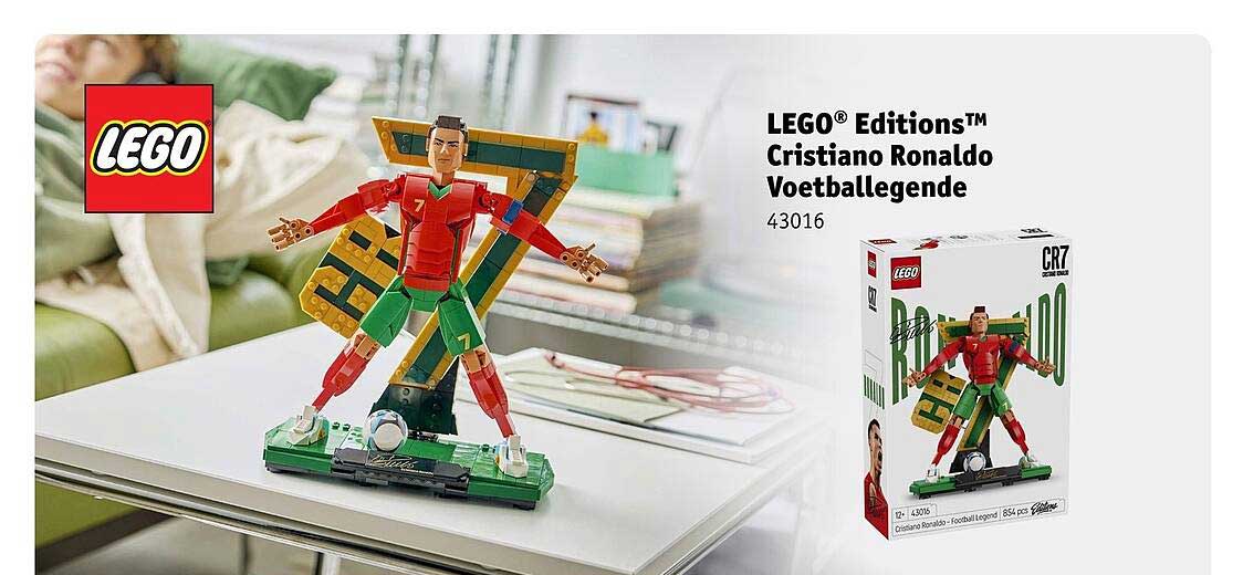 LEGO® Editions™ Cristiano Ronaldo Voetballegende 43016