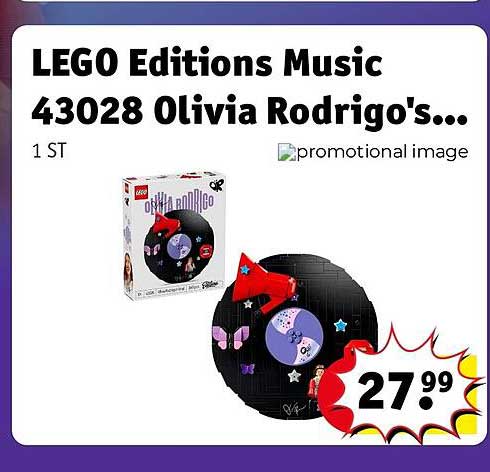 LEGO Editions Music 43028 Olivia Rodrigo's...