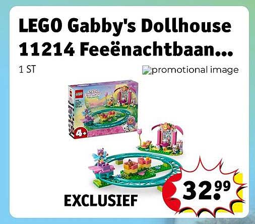 LEGO Gabby's Dollhouse 11214 Feeënachtbaan... EXCLUSIEF