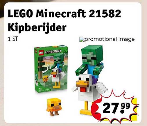 LEGO Minecraft 21582 Kipberijder