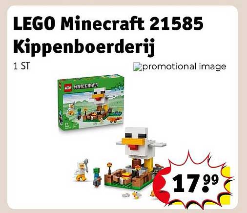 LEGO Minecraft 21585 Kippenboerderij