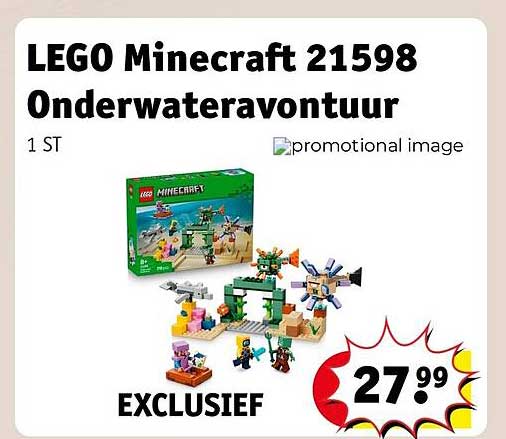 LEGO Minecraft 21598 Onderwateravontuur