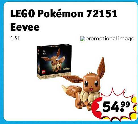 LEGO Pokémon 72151 Eevee