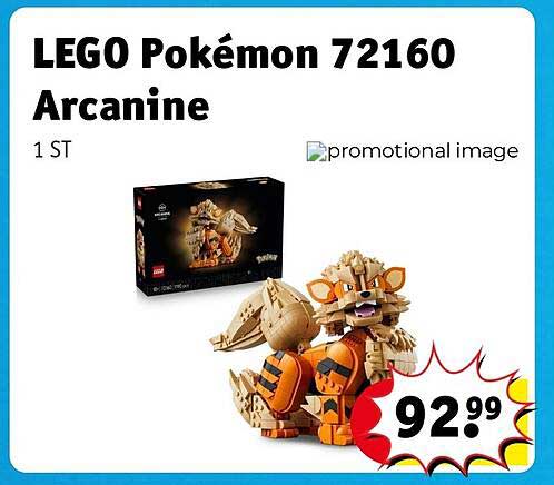 LEGO Pokémon 72160 Arcanine