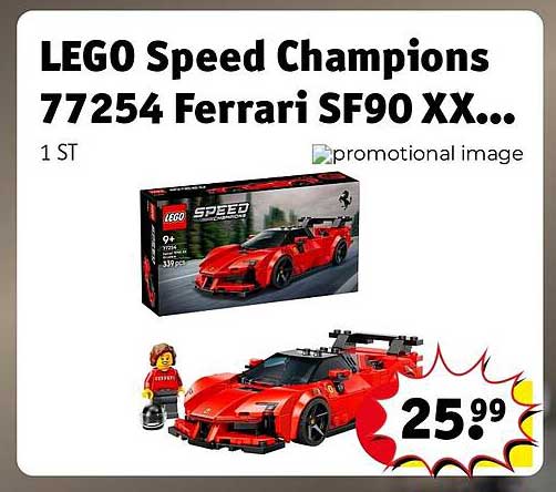 LEGO Speed Champions 77254 Ferrari SF90 XX... 1 ST