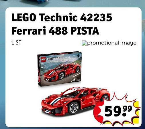 LEGO Technic 42235 Ferrari 488 PISTA