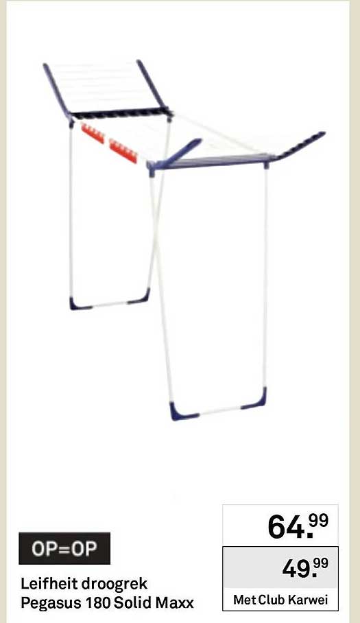 Leifheit droogrek Pegasus 180 Solid Maxx OP=OP
