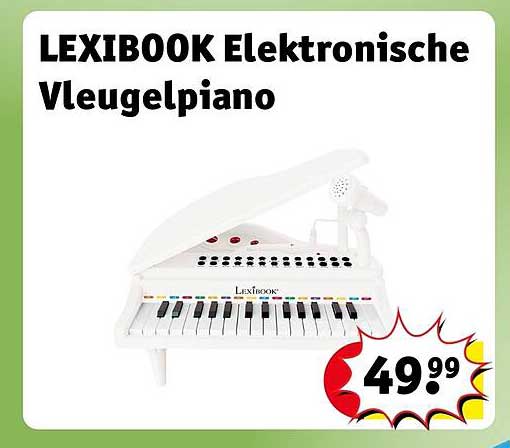 LEXIBOOK Elektronische Vleugelpiano
