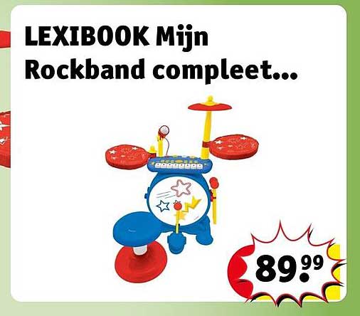 LEXIBOOK Mijn Rockband compleet...