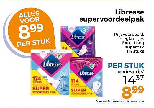 Libresse supervoordeelpak