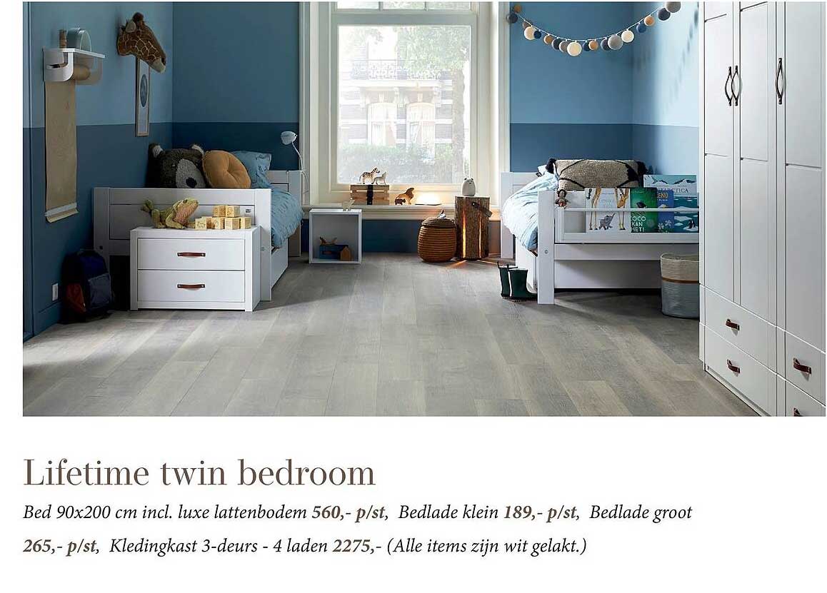 Lifetime twin bedroom