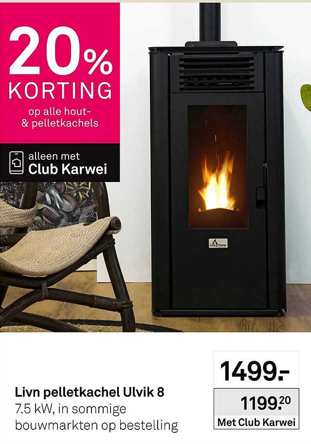 Livn pelletkachel Ulvik 8