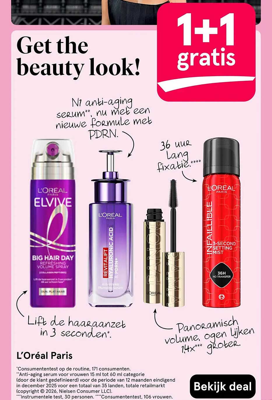 L’Oréal Paris 1+1 gratis