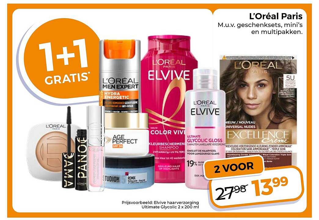 L'Oréal Paris 1+1 gratis