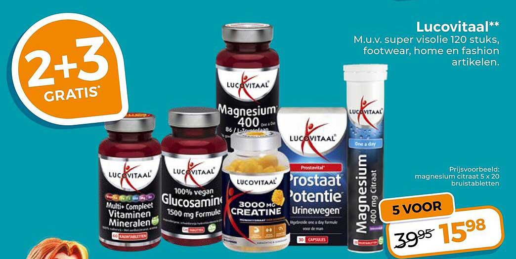 Lucovitaal** 2+3 GRATIS*