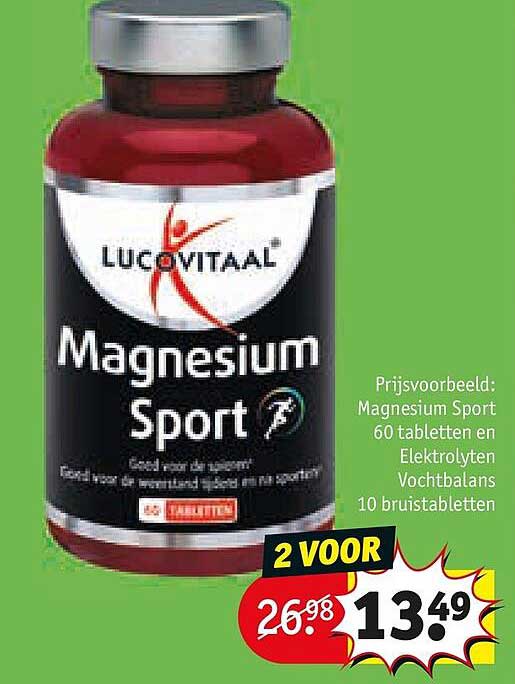Lucovitaal Magnesium Sport 2 VOOR
