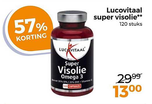 Lucovitaal super visolie** 120 stuks