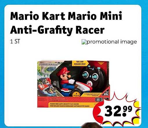 Mario Kart Mario Mini Anti-Graffiti Racer