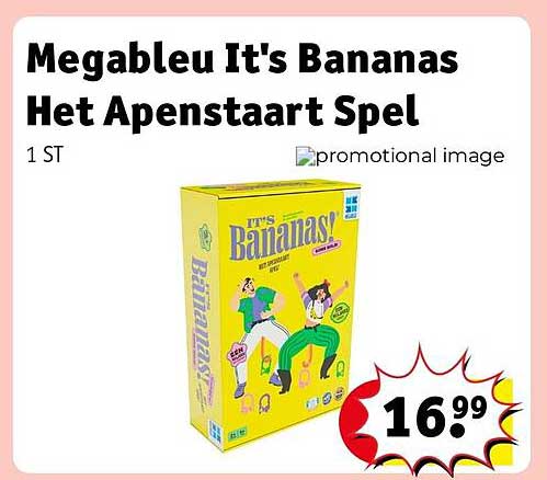 Megableu It's Bananas Het Openstaart Spel