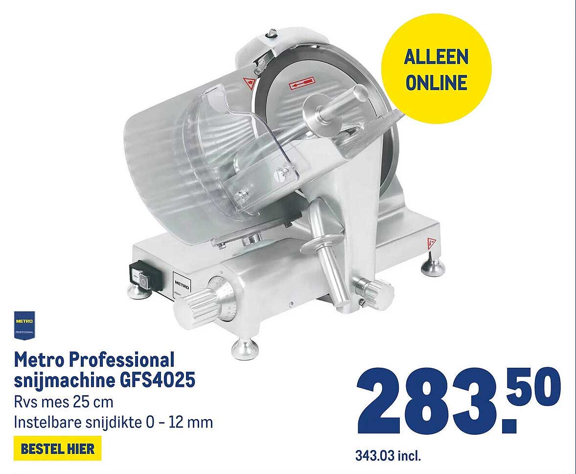 Metro Professional snijmachine GFS4025