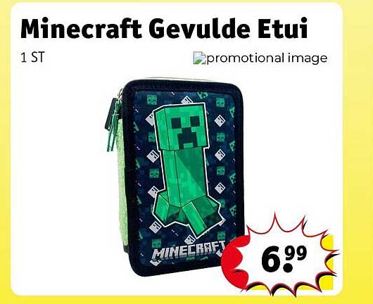Minecraft Gevulde Etui