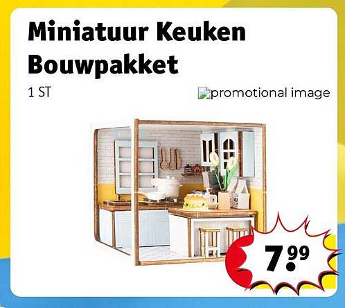 Miniatuur Keuken Bouwpakket