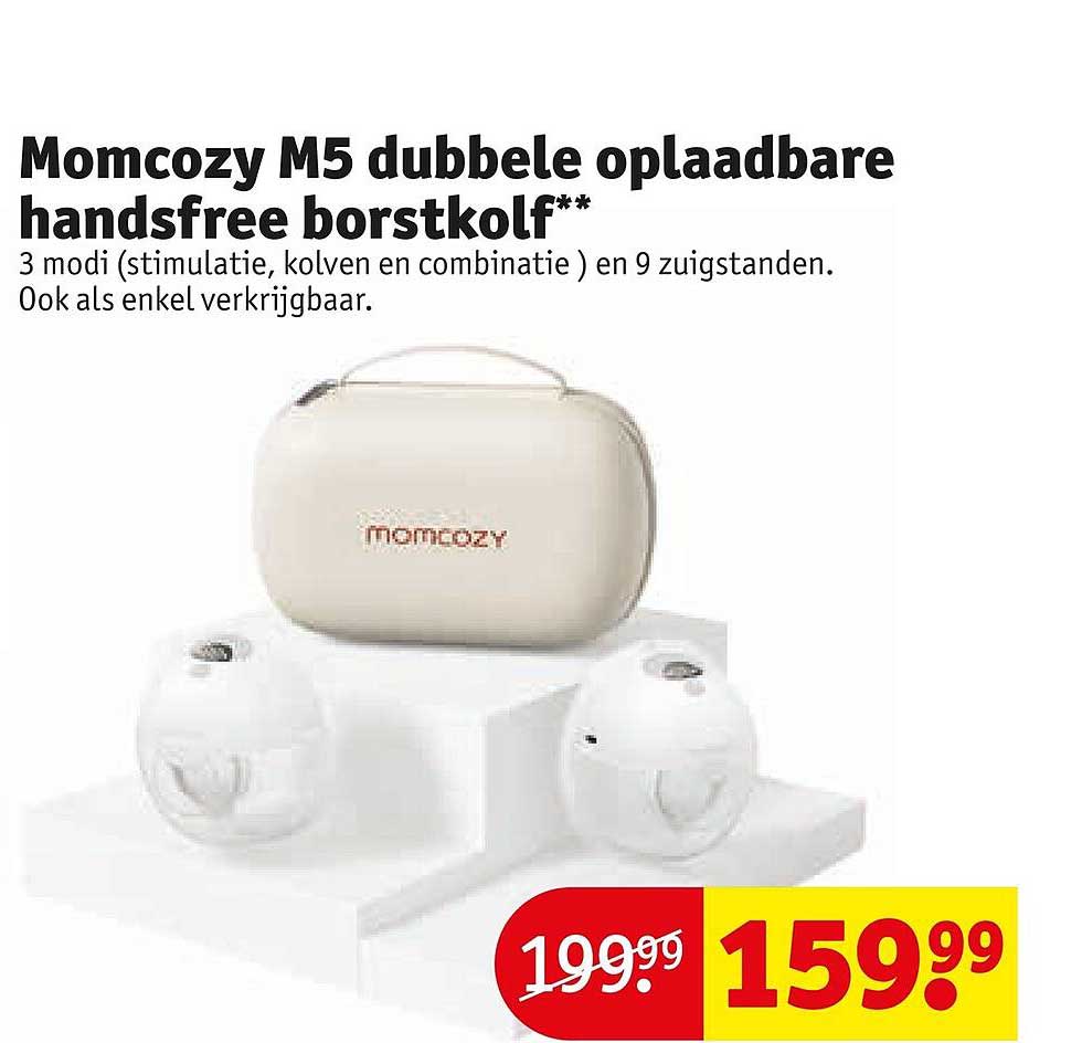Momcozy M5 dubbele oplaadbare handsfree borstkolf**