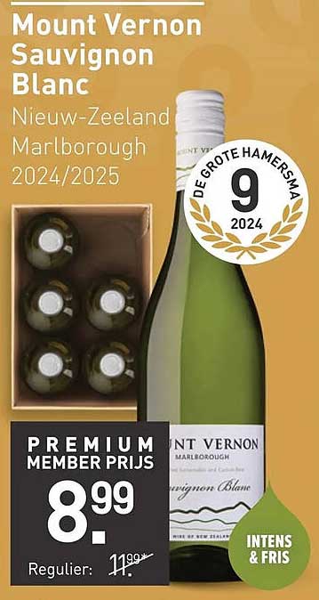 Mount Vernon Sauvignon Blanc Nieuw-Zeeland Marlborough 2024/2025