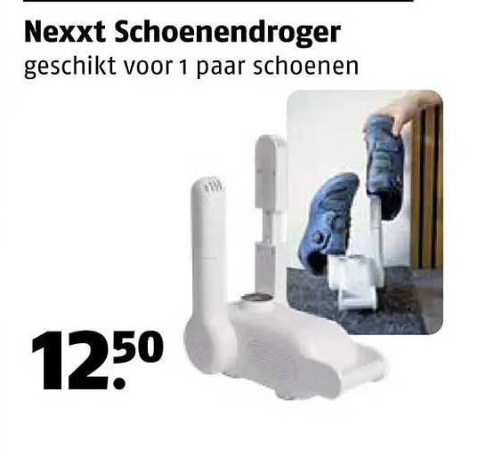 Nexxt Schoenendroger geschikt voor 1 paar schoenen
