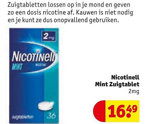 Nicotinell Mint Zuigtablet 2mg