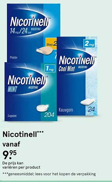 Nicotinell*** vanaf