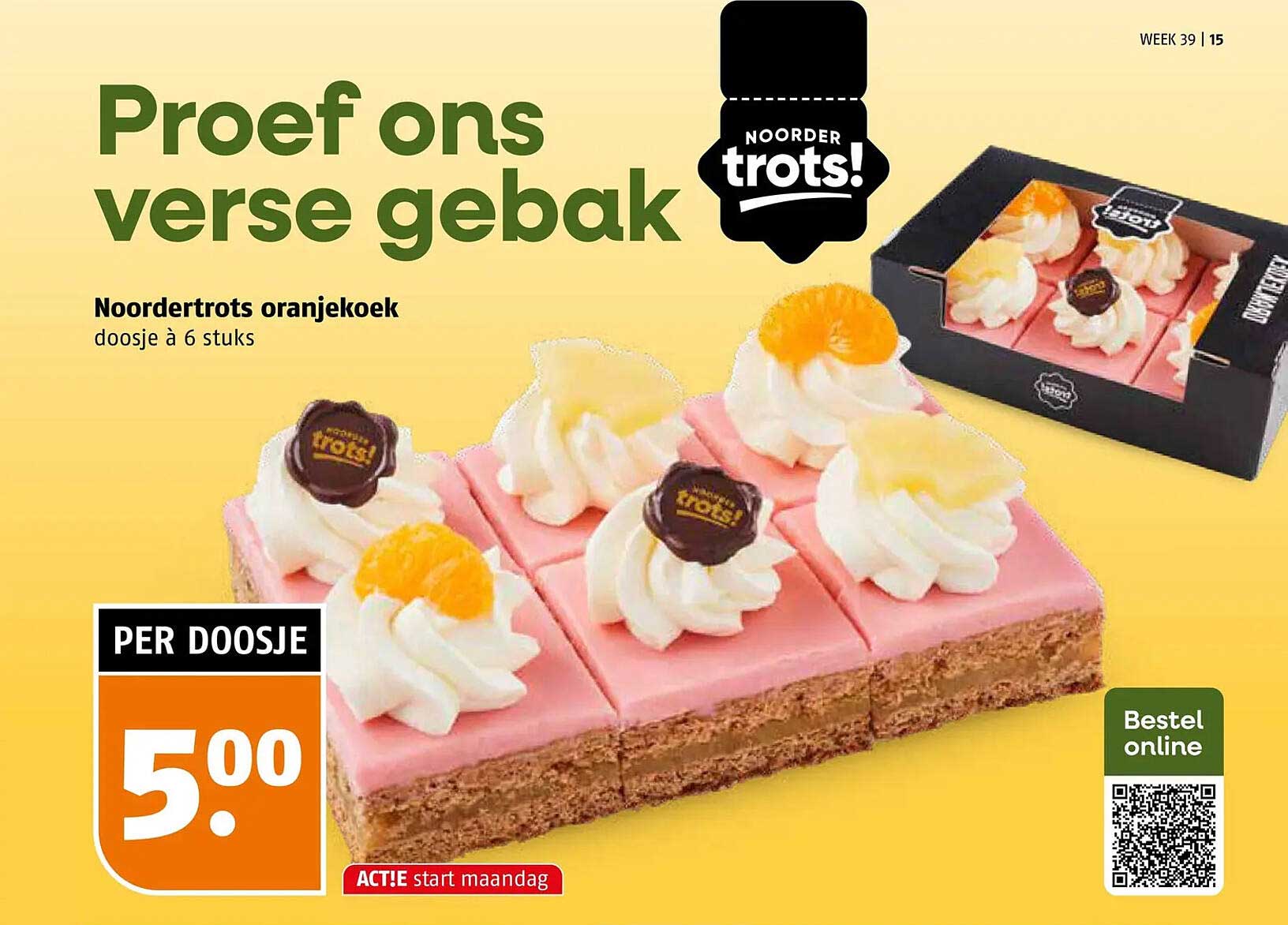Noordertrots oranjekoek dooosje à 6 stuks