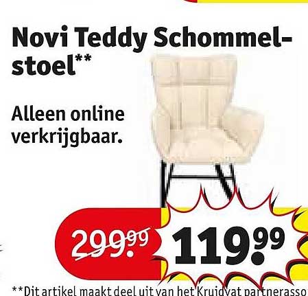 Novi Teddy Schommel-stoel**