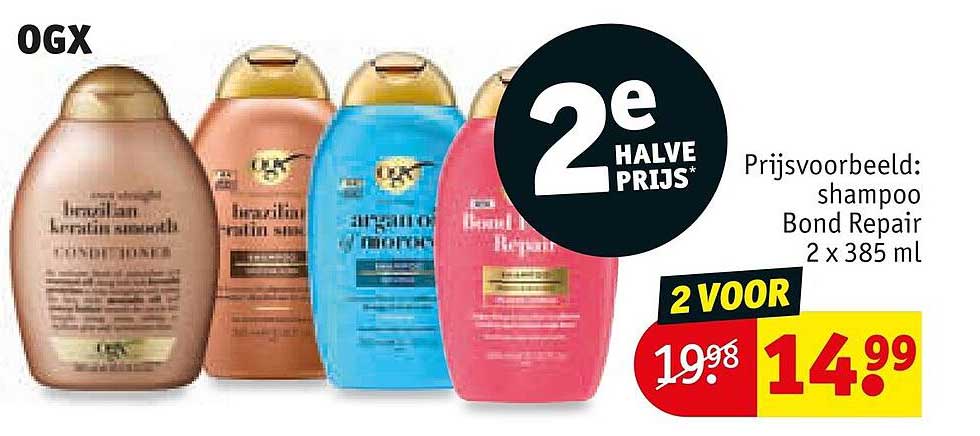 OGX 2e halve prijs