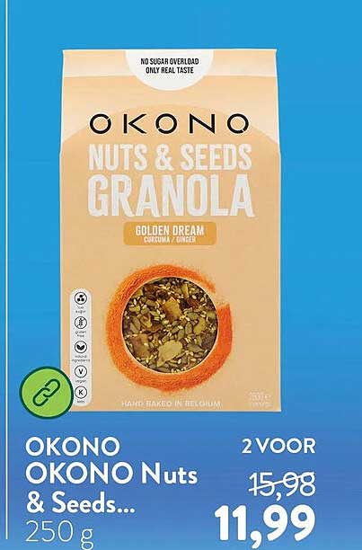 OKONO OKONO Nuts & Seeds... 250 g 2 VOOR