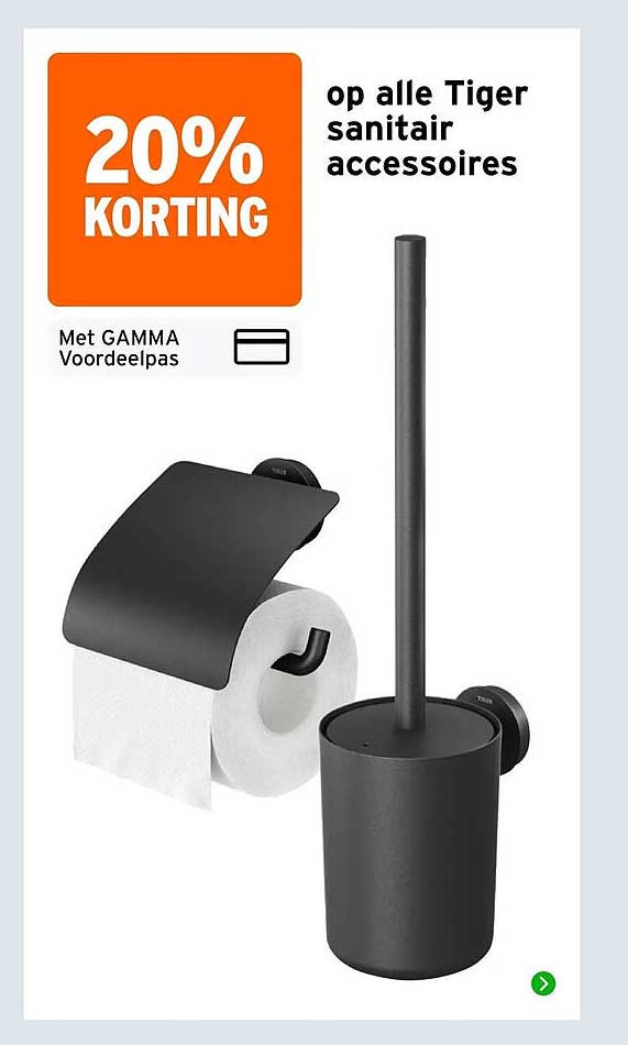 op alle Tiger sanitair accessoires