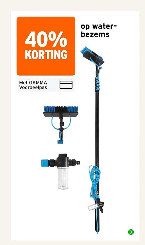 op water-bezems